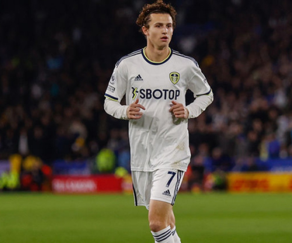 Leeds player on the pitch