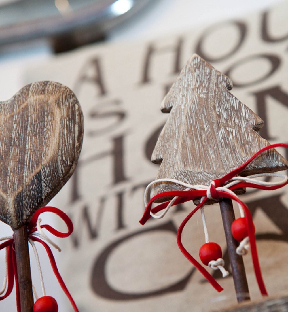 wooden Christmas ornaments