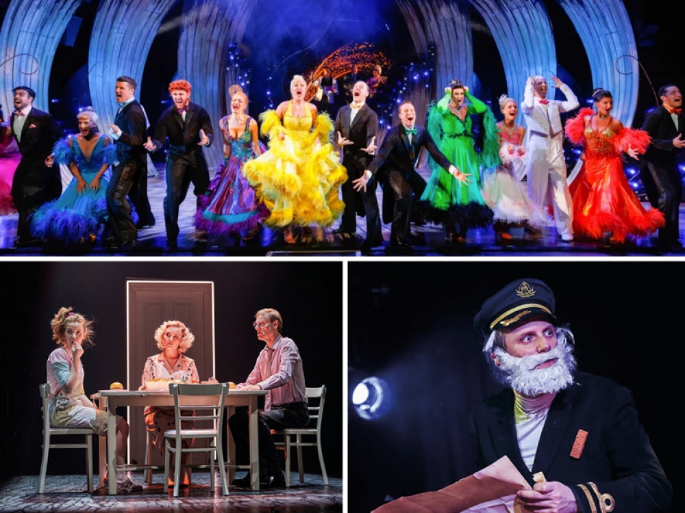 Collage of featured shows