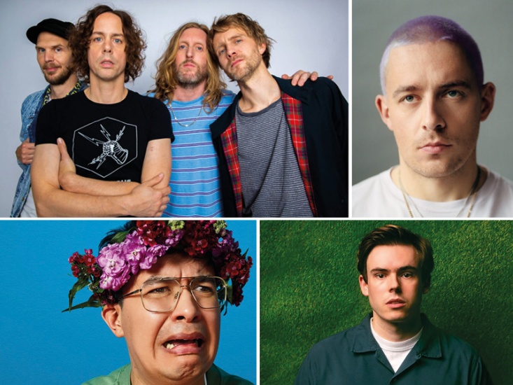 Collage of featured acts