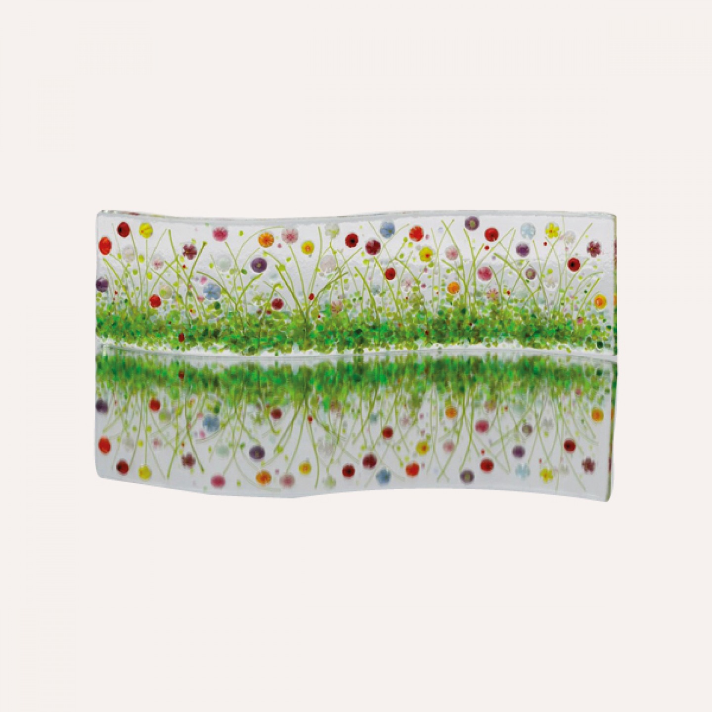 Wild Flower Meadow glass art
