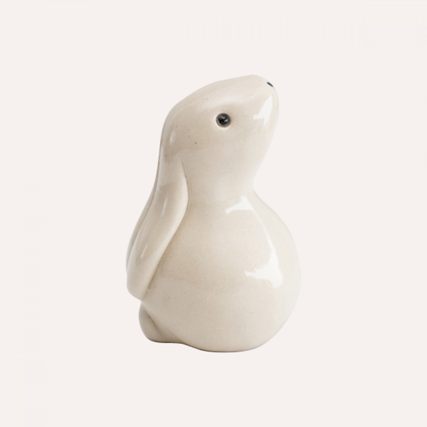 Ceramic Bobbly Bunny collectible sculpture