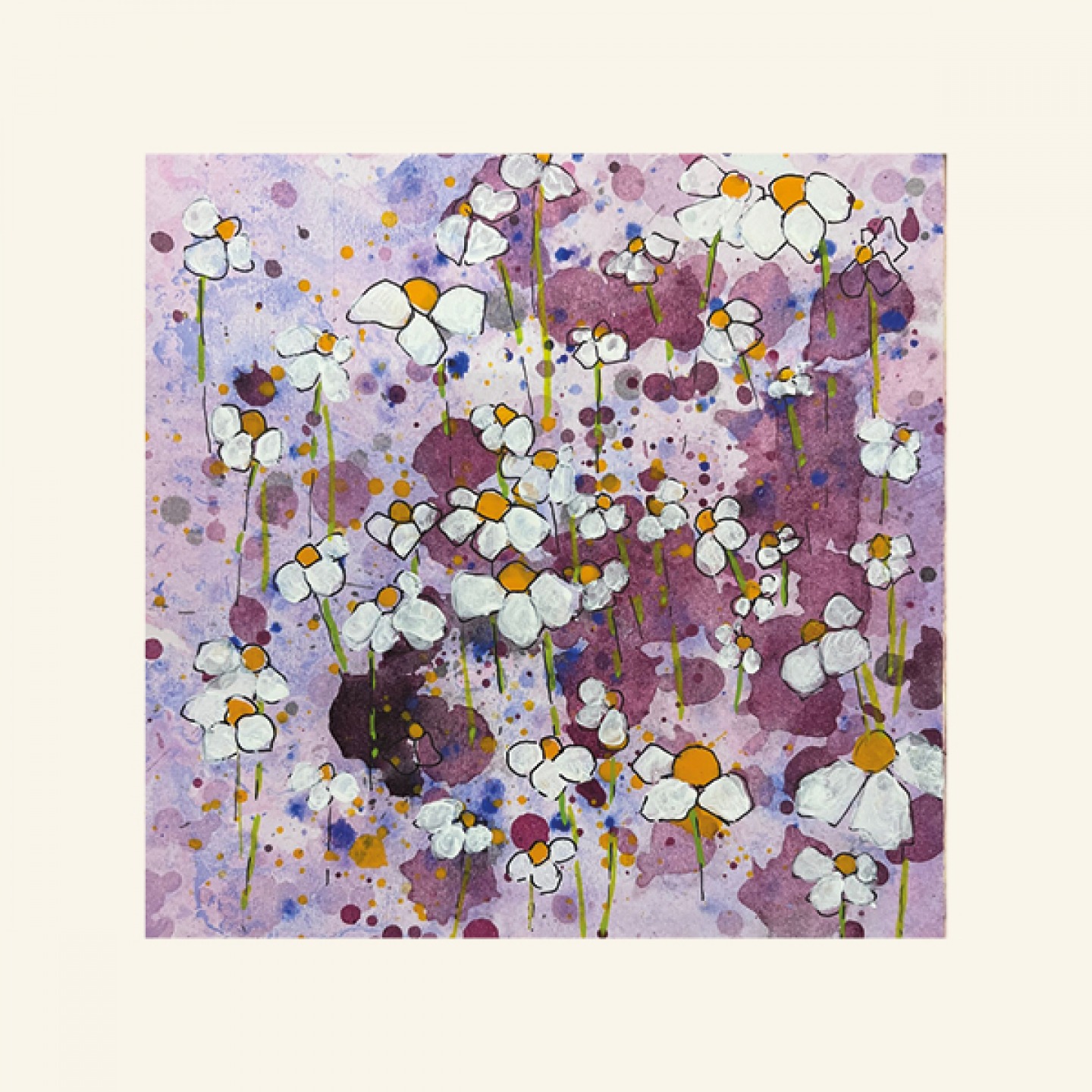 Wild Daisies original painting