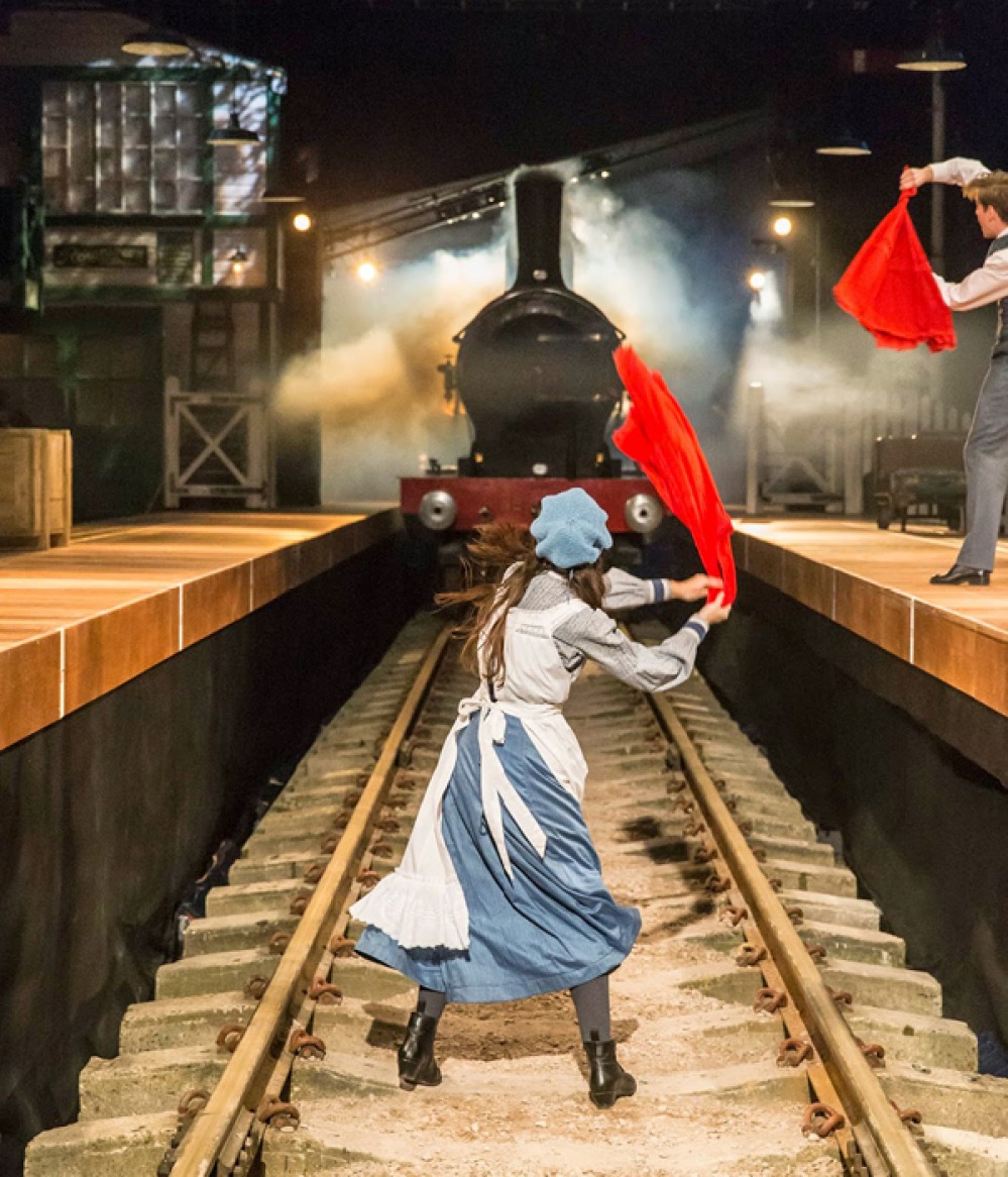 Shots from The Railway Children production at Kings Cross Theatre © Johan Persson