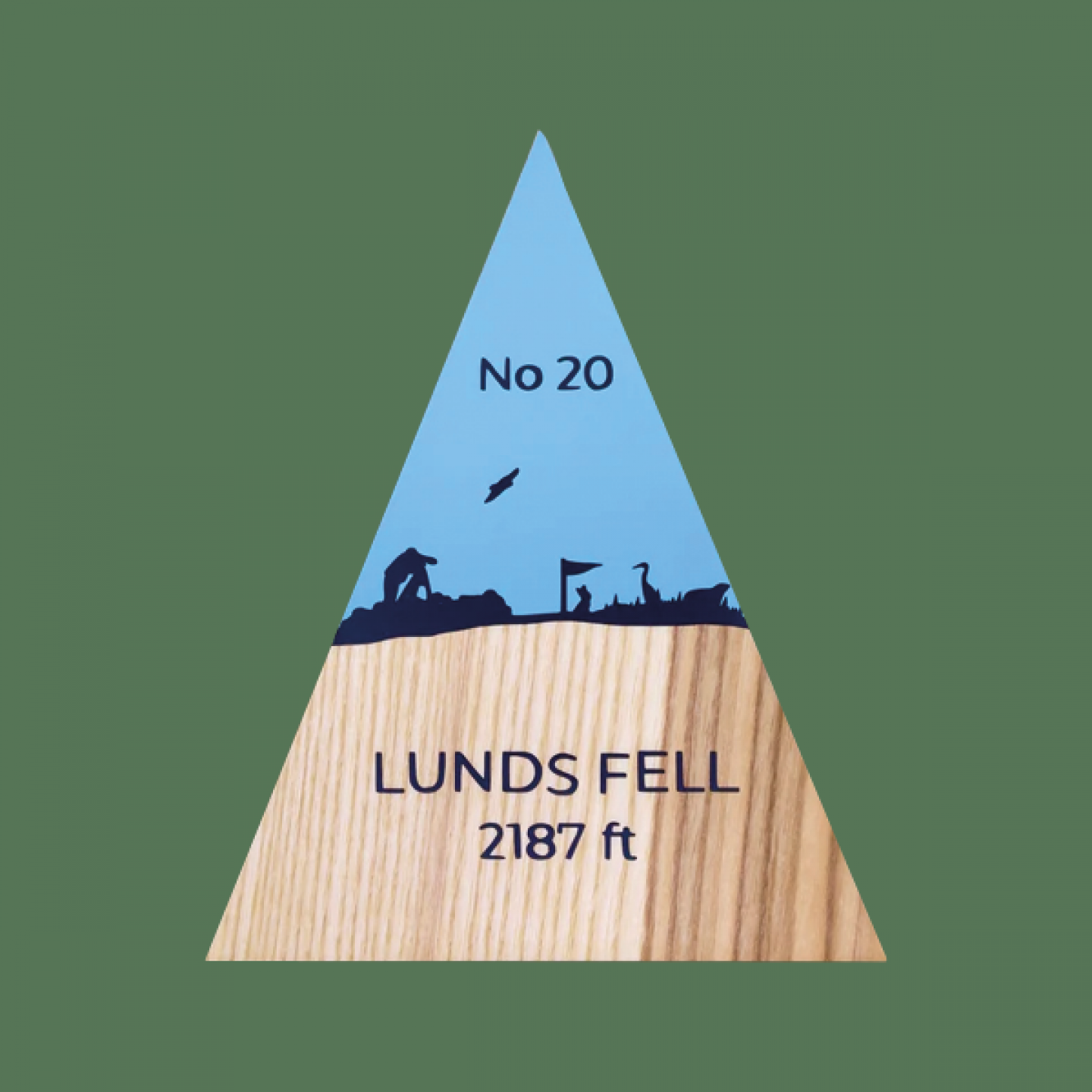 Lunds Fell handmade wooden peak