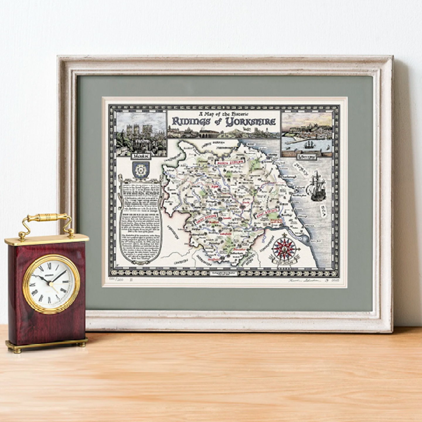 Yorkshire Ridings map