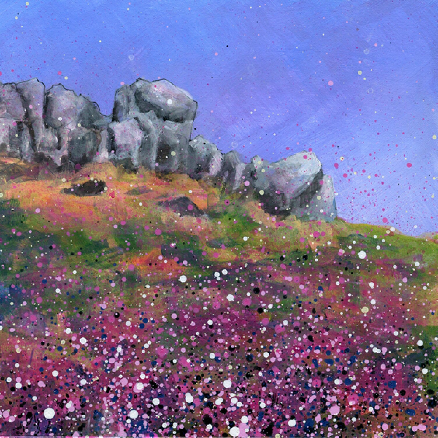 Ilkley Moor limited edition painting print
