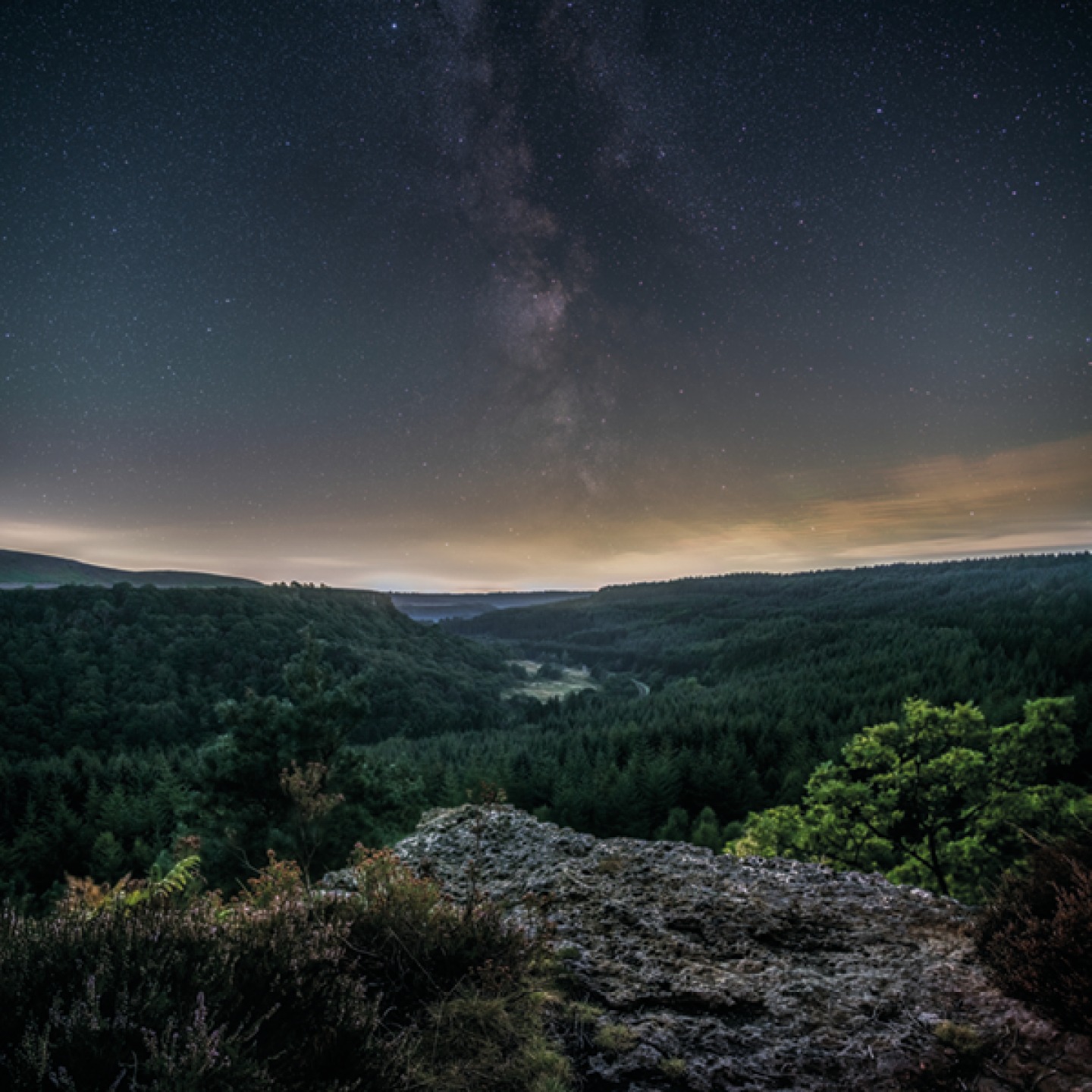 Milky Way core setting at Needle Point © Brinton Darnell