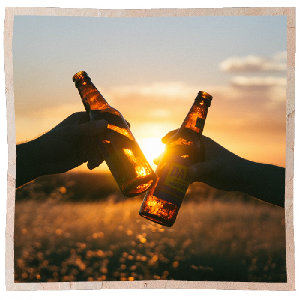 beers cheering