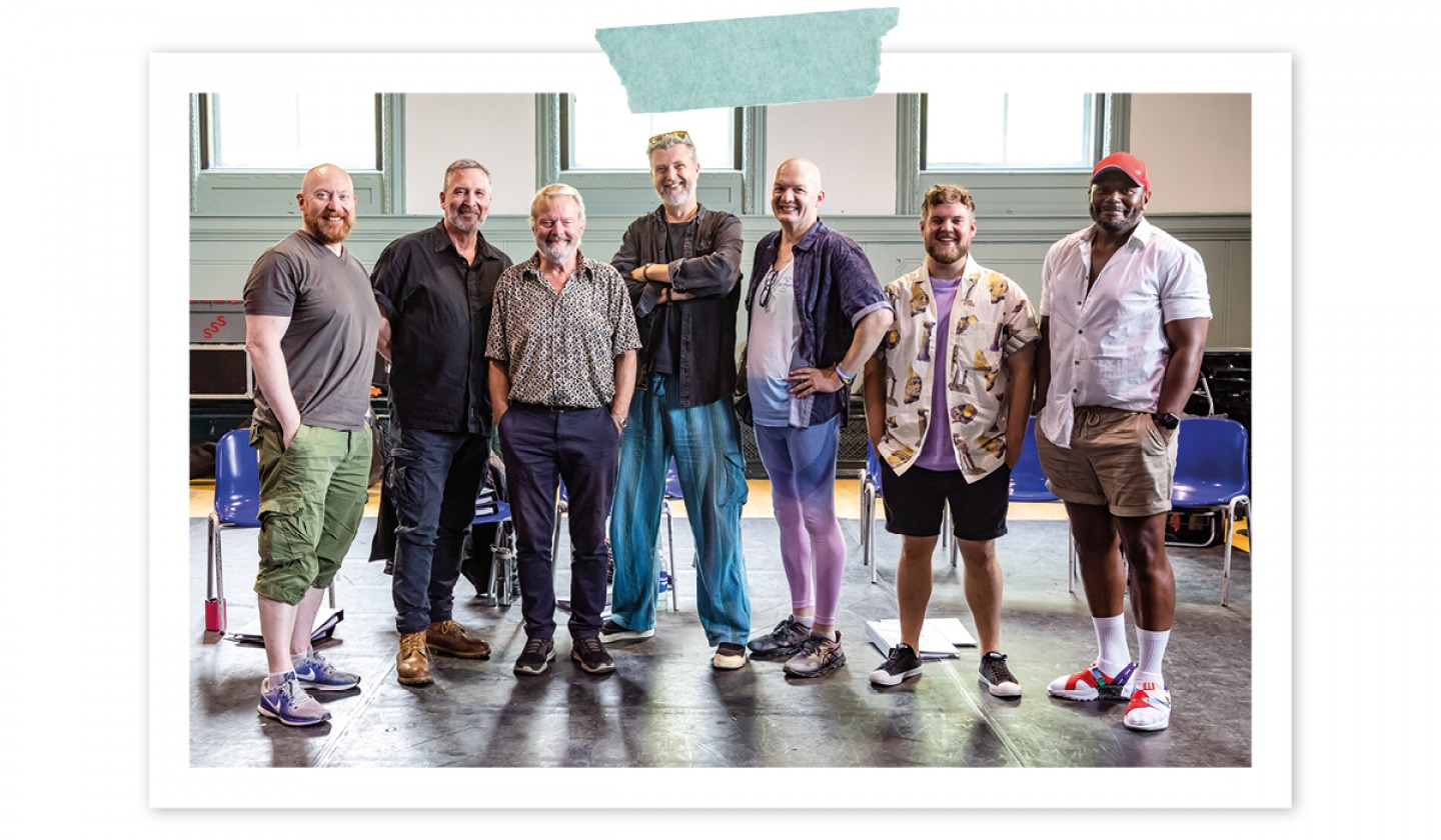 Some of the cast of Fishermans Friends