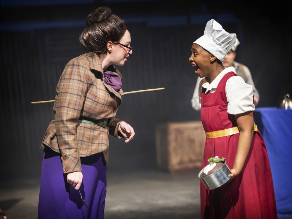 Alice Blundell and Talia Nyathi in The Sorcerer’s Apprentice