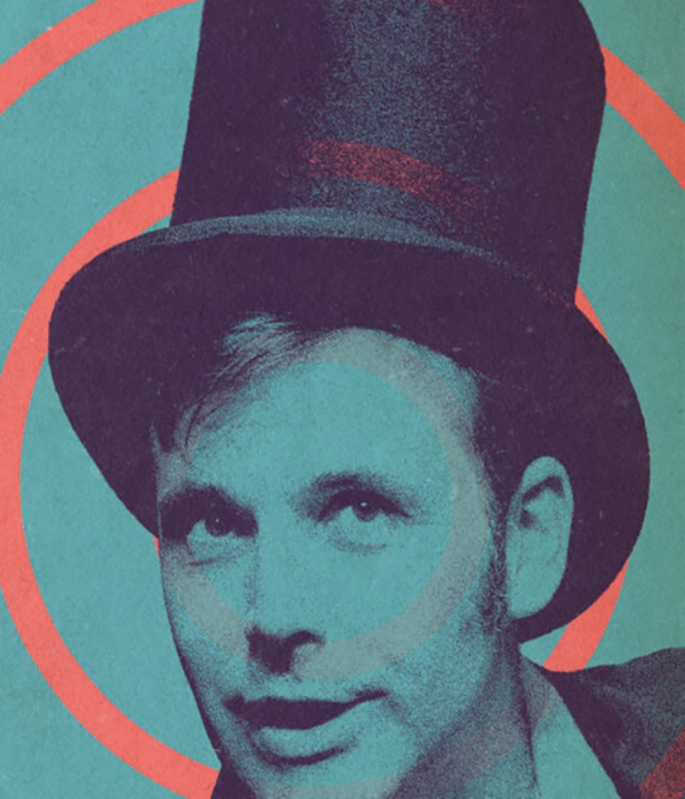 ROB NEWMAN WEARING A TOP HAT