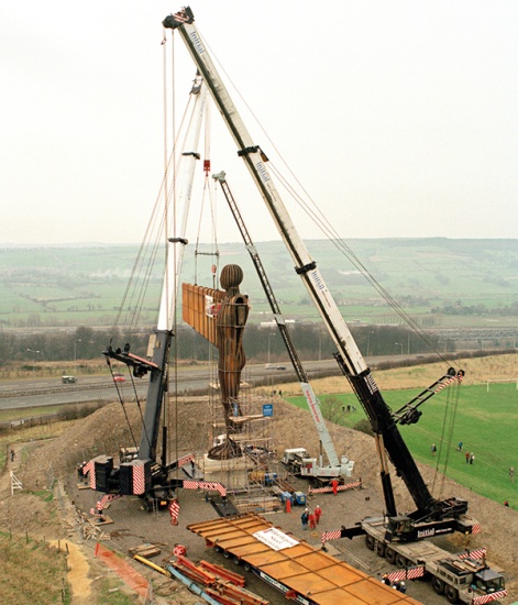 Construction of the Angel of the North