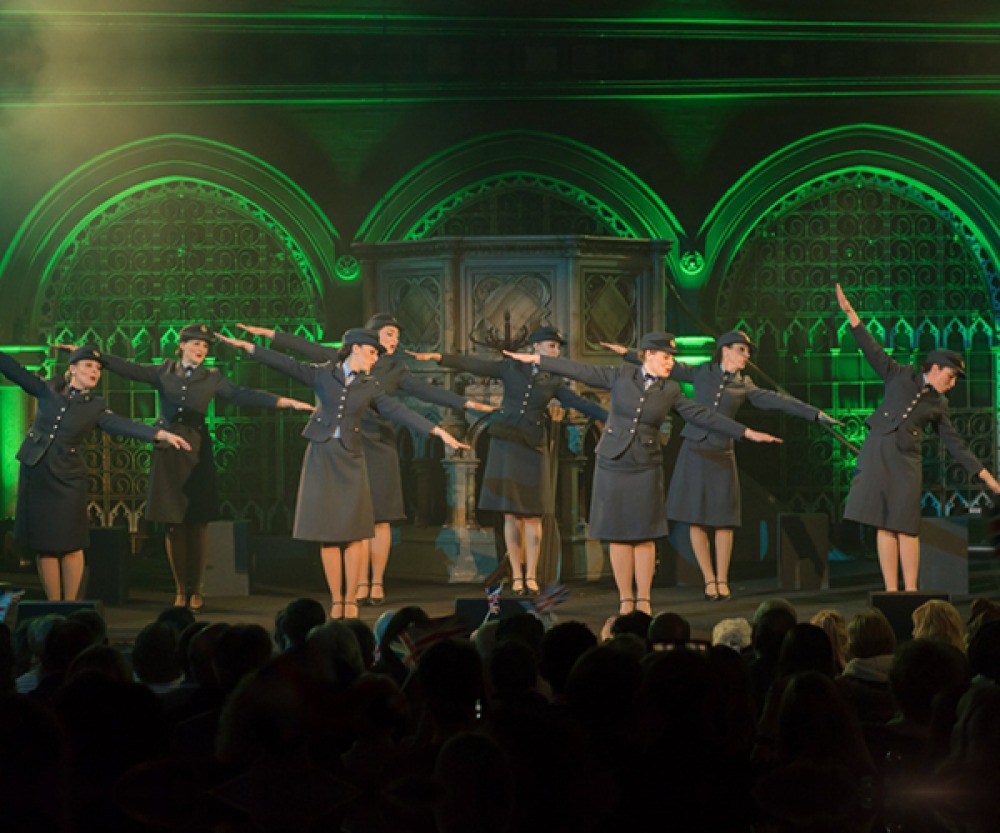 THE D-DAY DARLINGS on stage