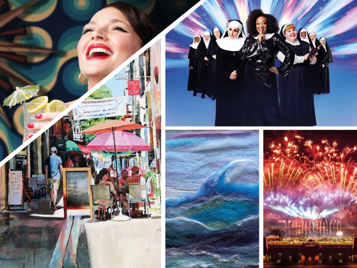 Collage of featured events