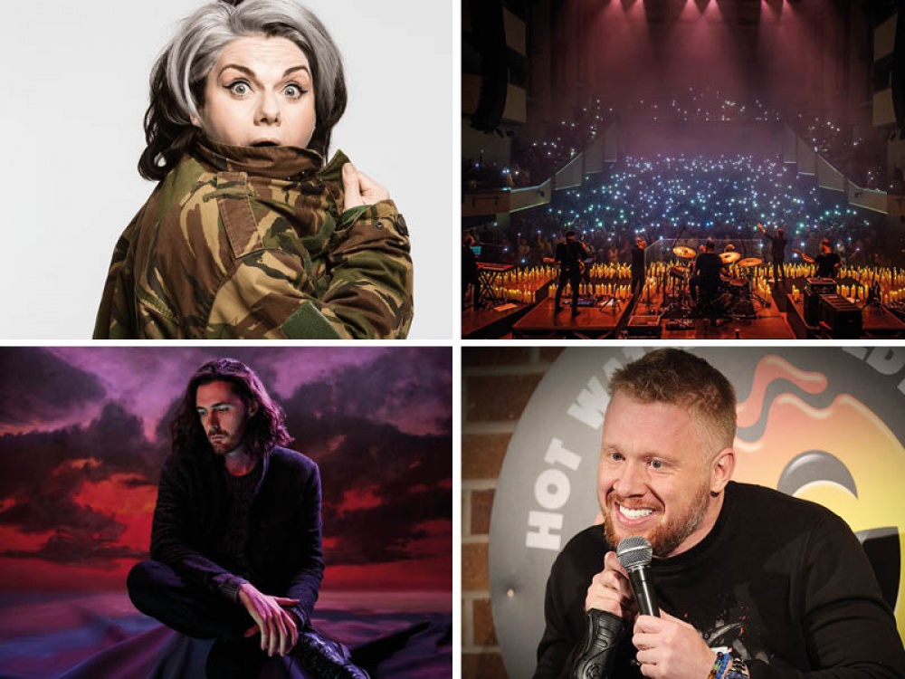 Collage of featured shows
