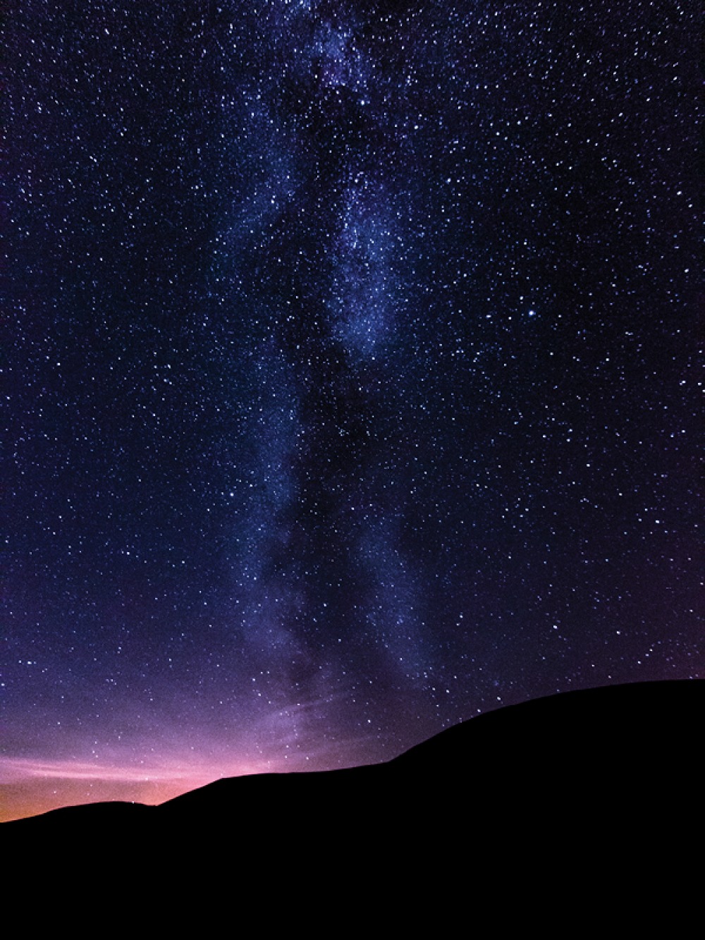 Milky Way Over The Schill. Photograph: Colin D Cooper Northumberland National Park
