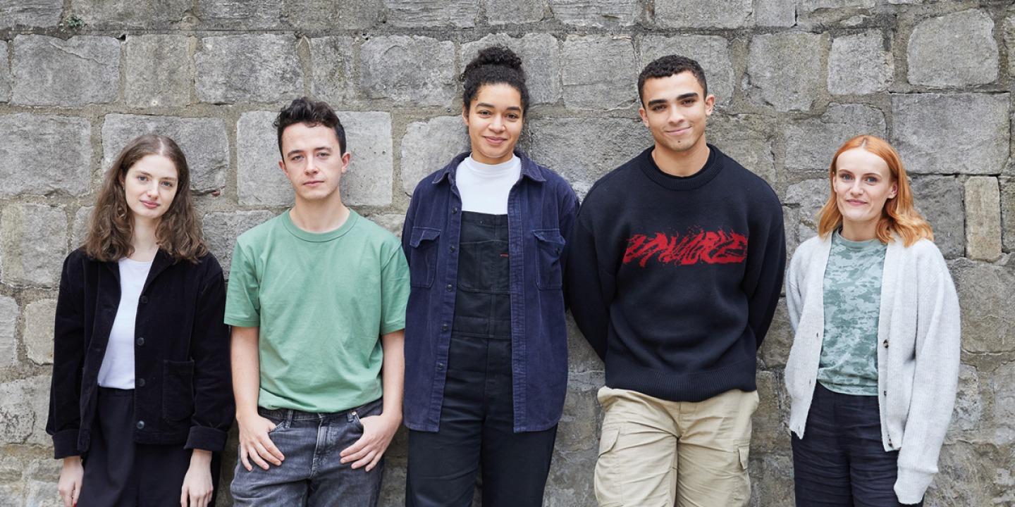 L-R: Grace Long, Jonathan Iceton, Olivia Onyehara, Amonik Melaco and Beth Crame. © Image by Olivia Brabbs
