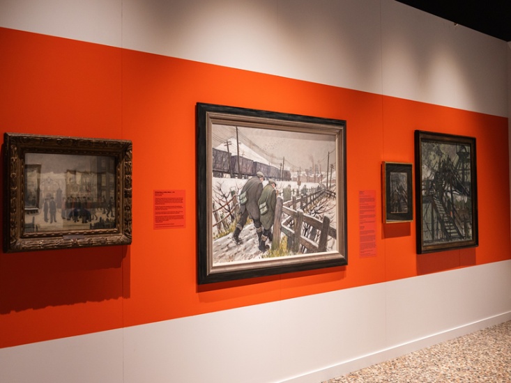 The Norman Cornish and L S Lowry Artwork on Display at The Bowes Museum