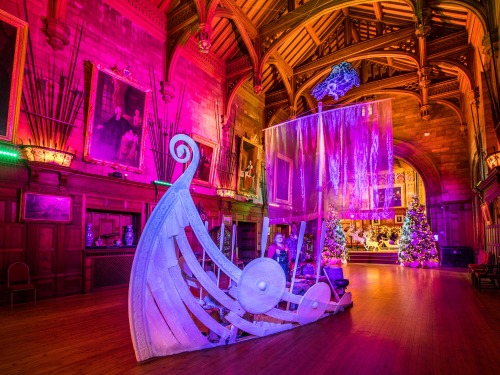 Go Behind The Scenes of Bamburgh Castle's Christmas Display