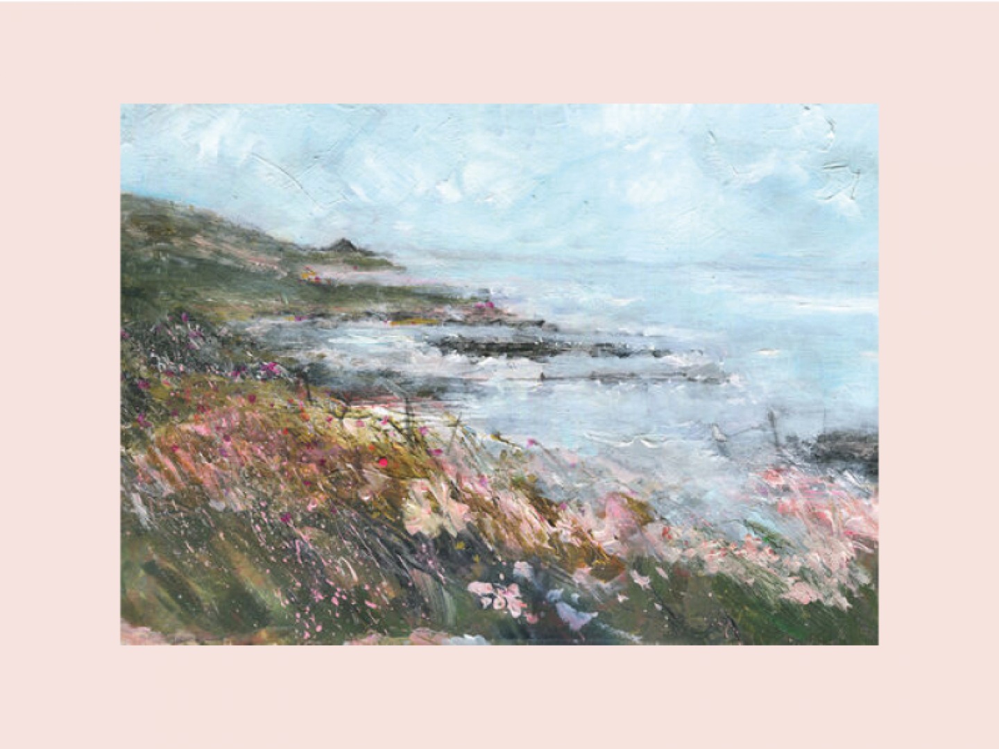 Wildflowers by the Sea in Spring