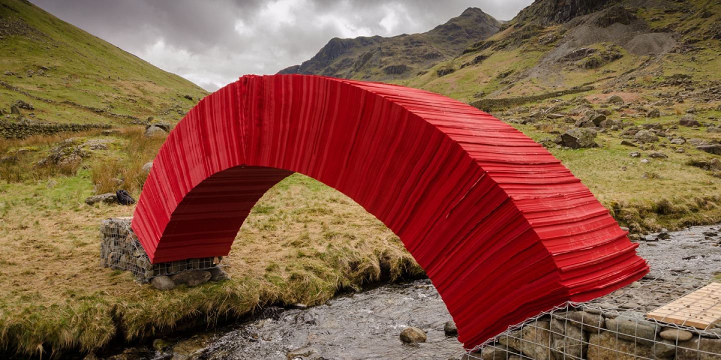 PaperBridge © Steve Messam 2025