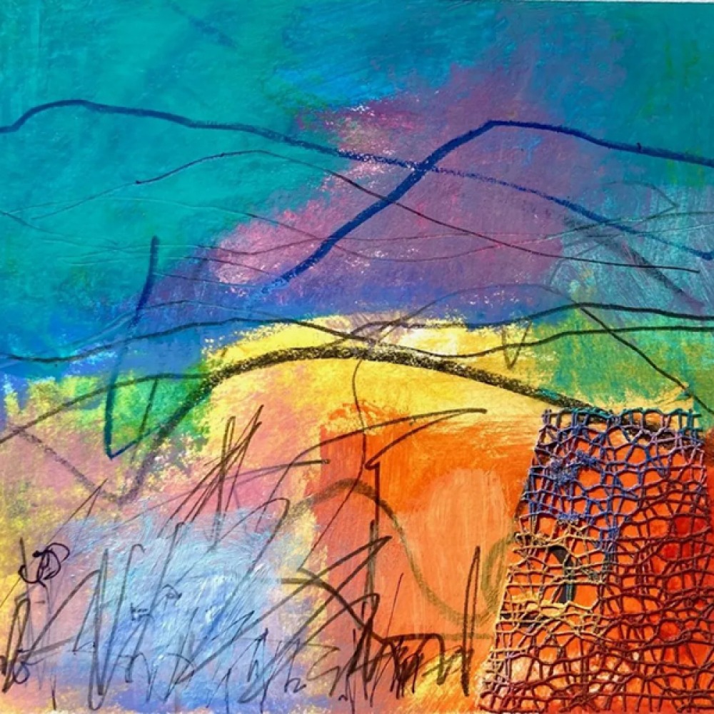 Colourful artwork from North Yorkshire Open Studios