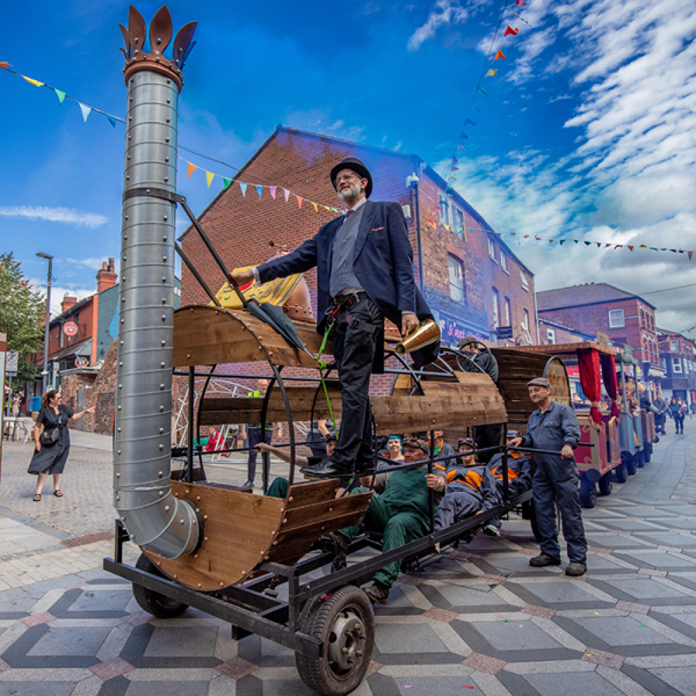 Blyth Celebrates Launch Weekend – Produced by Blyth Town Council, ASP Events and Walk the Plank – People Powered Parade – Andy Kruczek