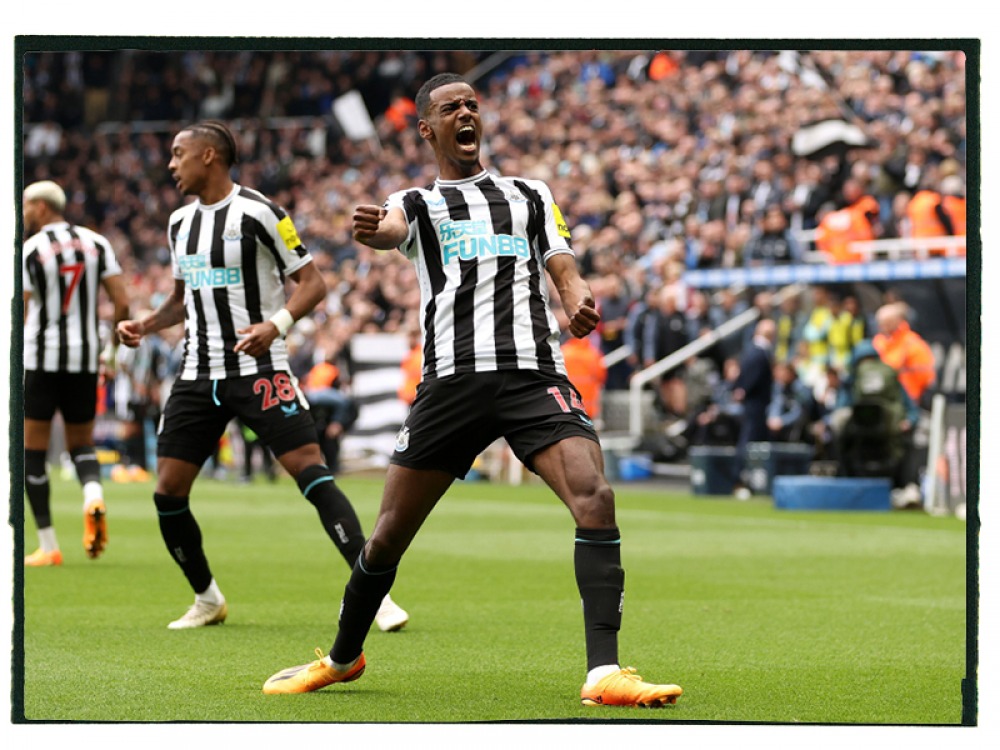 footballer celebrating a goal