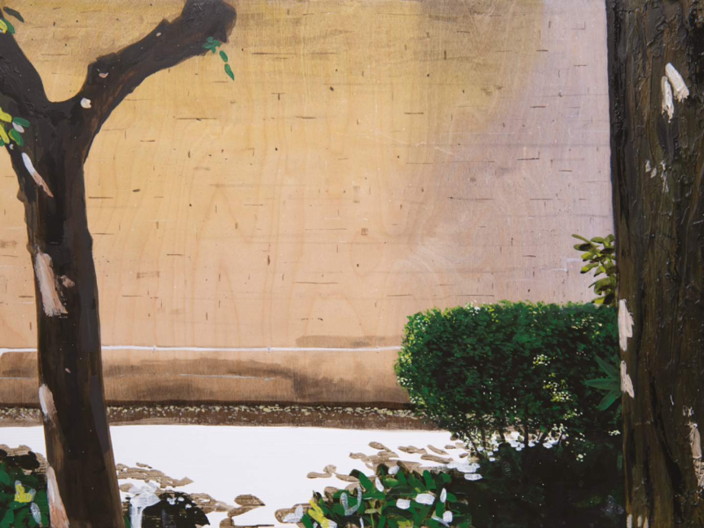 Untitled Garden Painting (Ramones)