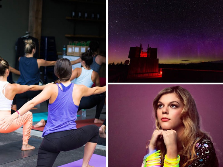 Yoga, Kielder Observatory, Lauren Pattison