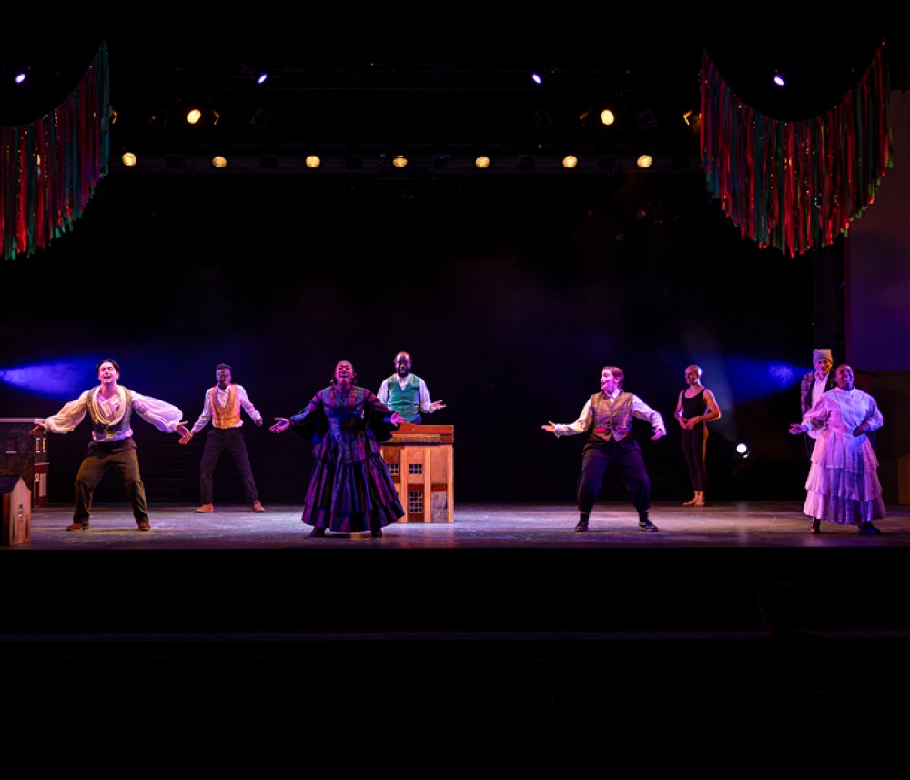 Full Cast on Stage