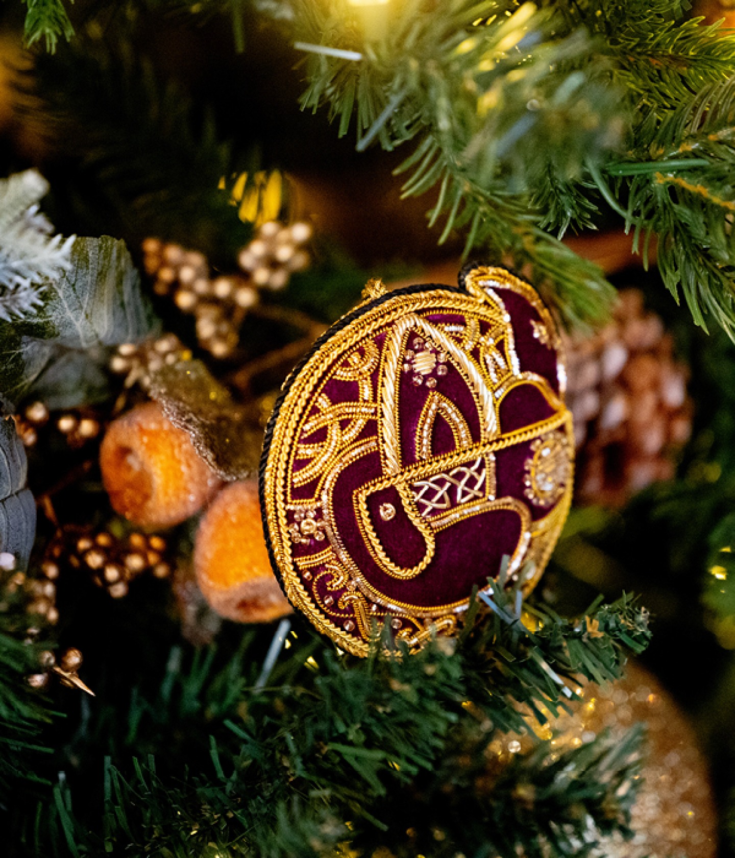 Ad Gefrin Tree Decoration © Sean Elliott Photography