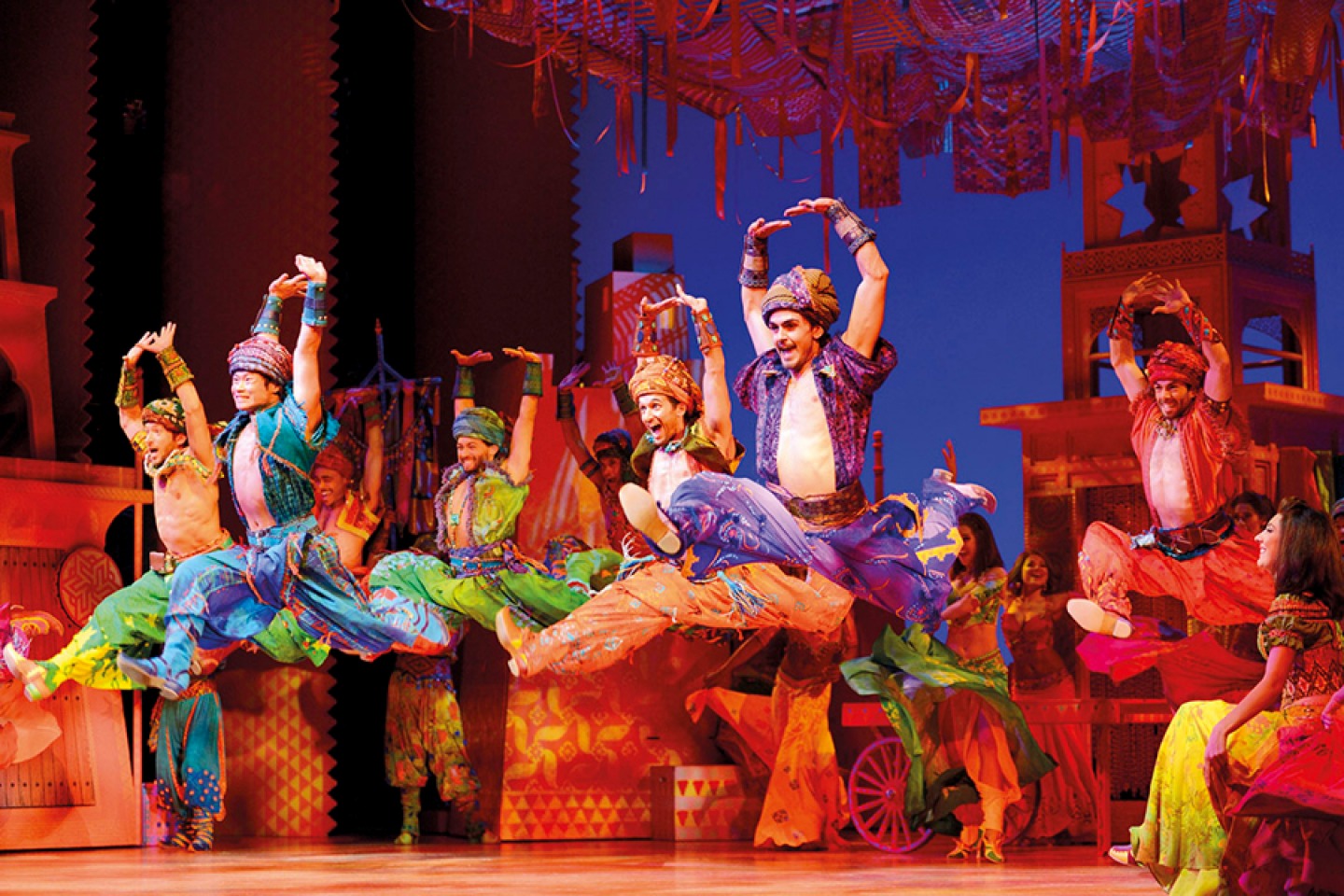 Disney’s ALADDIN. Photo of original London production. Photo by Deen Van Meer. ©Disney.