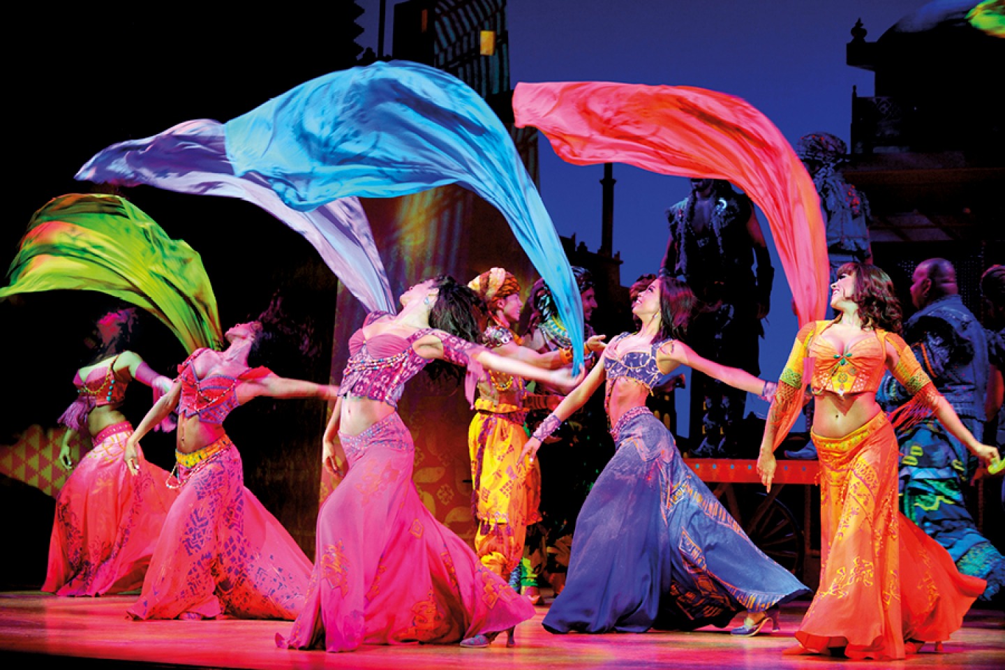 Disney’s ALADDIN. Photo of original London production. Photo by Deen Van Meer. ©Disney.