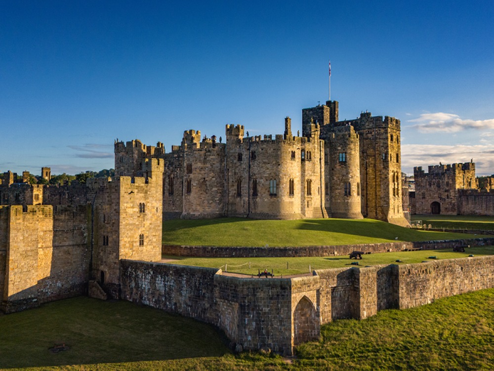 The Gun Terrace at Alnwick Castle