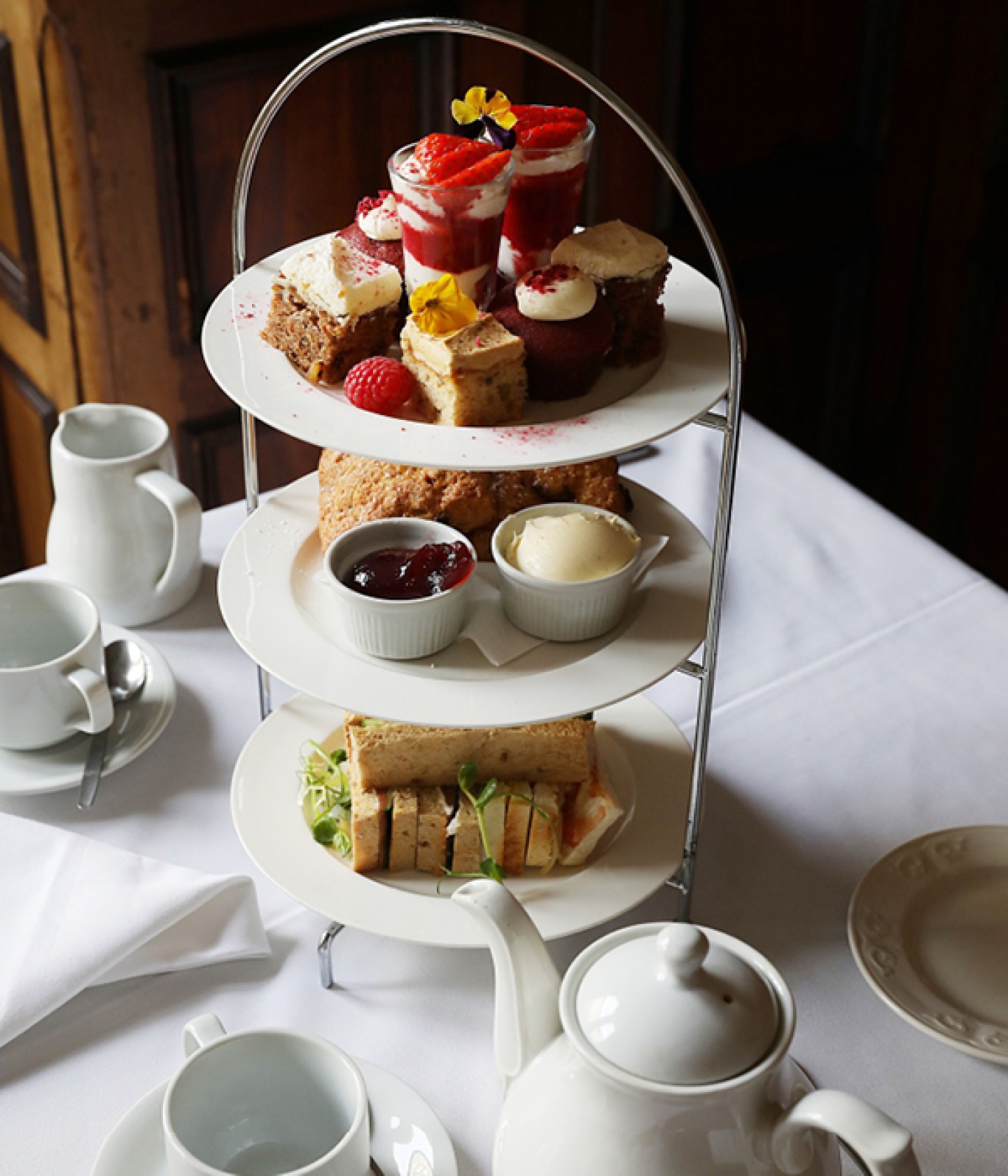Afternoon tea at Royal Station Hotel