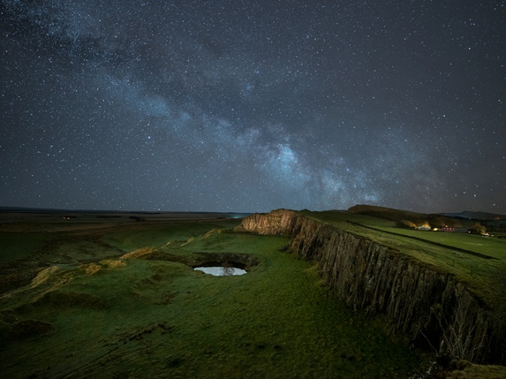 Walltown Craggs Milky Way