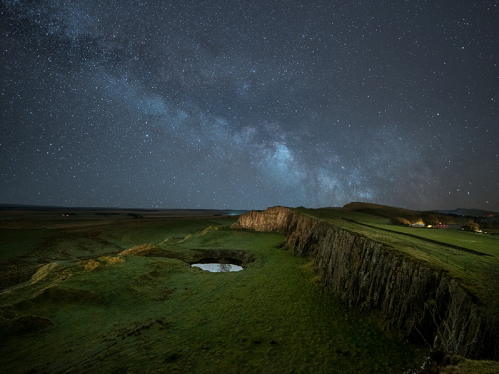 Walltown Craggs Milky Way