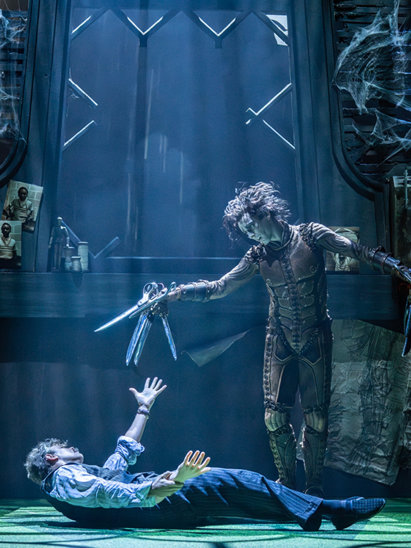 Glenn Graham and Liam Mower (Edward) in EDWARD SCISSORHANDS