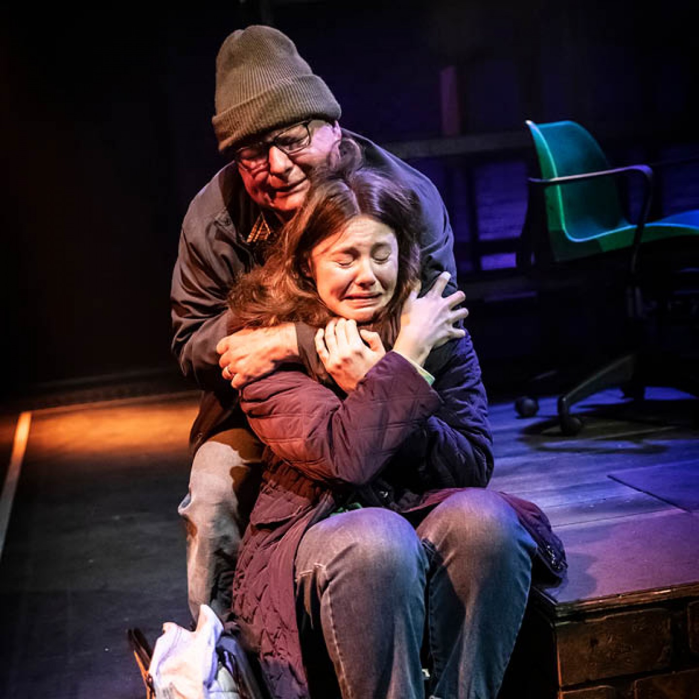 David Nellist as Dan and Jodie Wild making her professional stage debut as Daisy in I, Daniel Blake