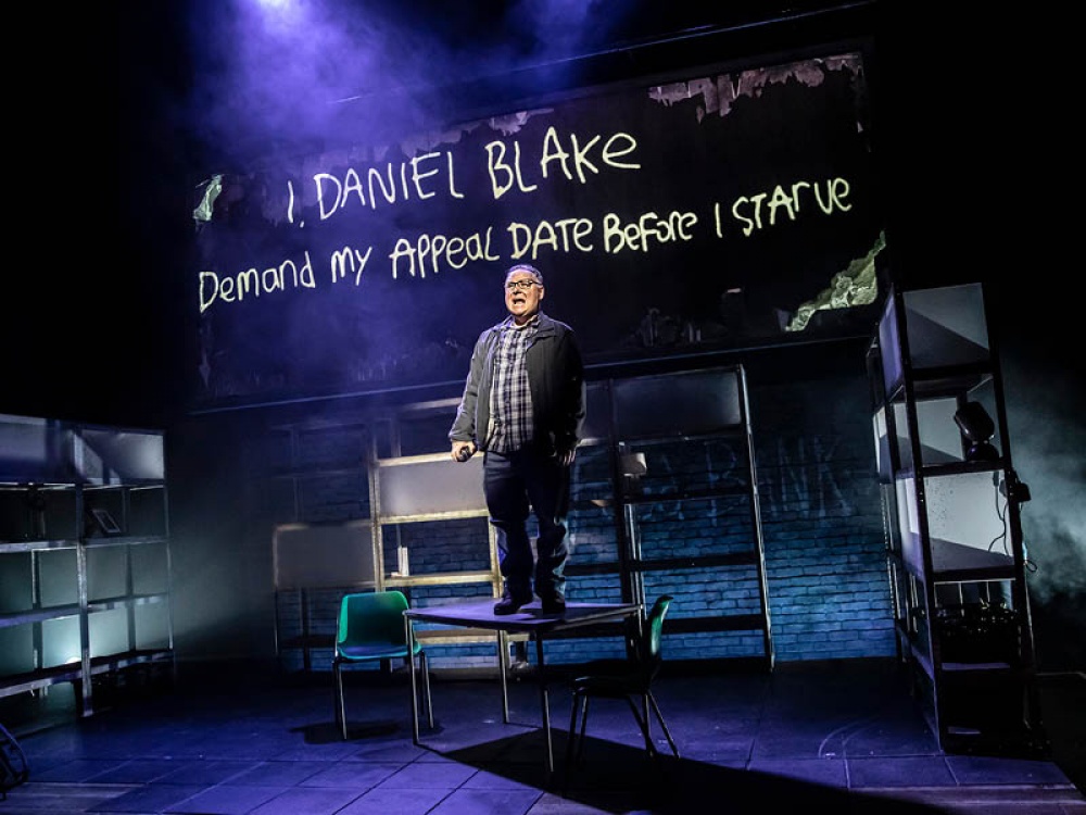 David Nellist as Daniel Blake at Northern Stage