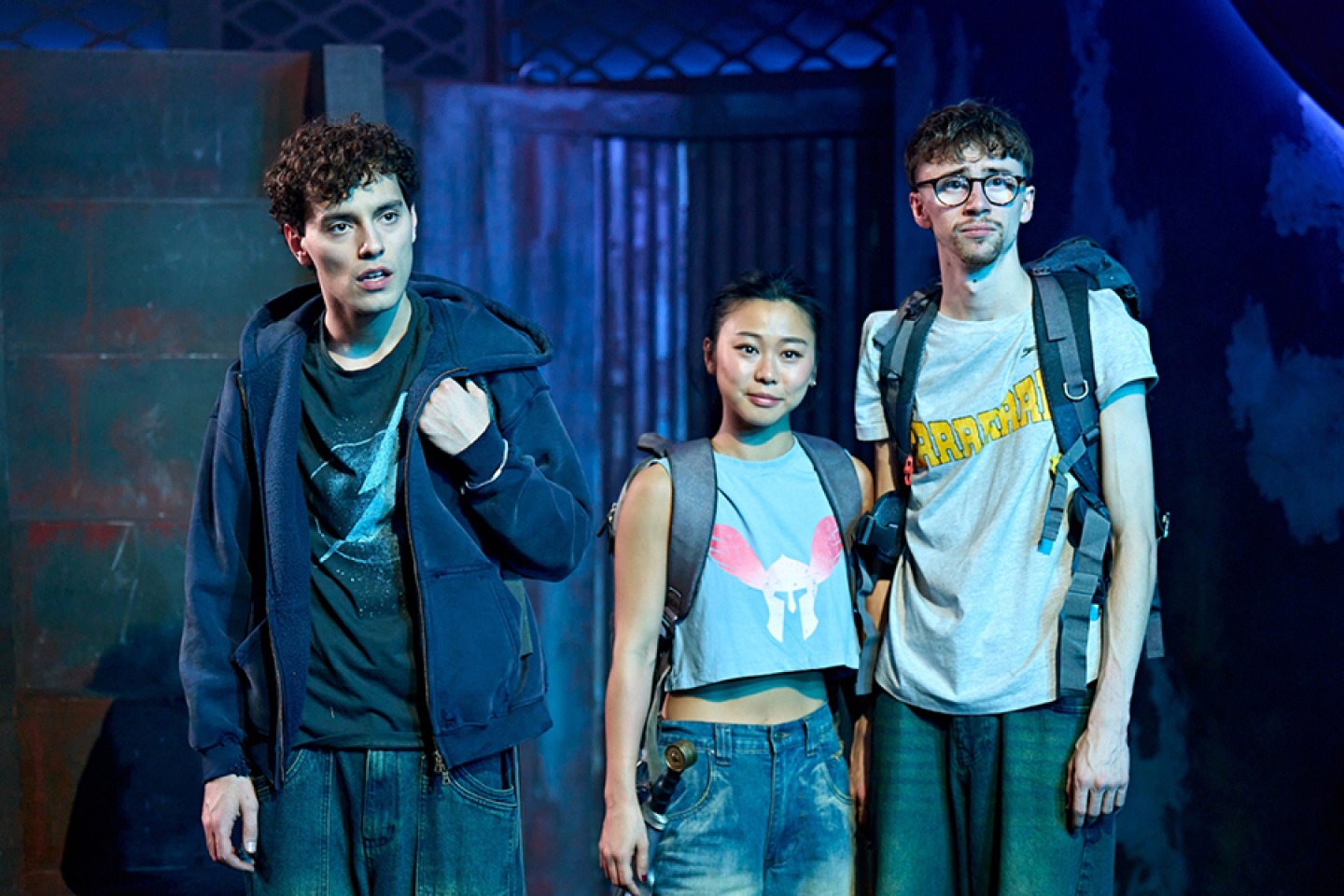 Paisley Billings and Max Harwood, The Lightning Thief, The Other Palace. Photo Credit Manuel Harlan