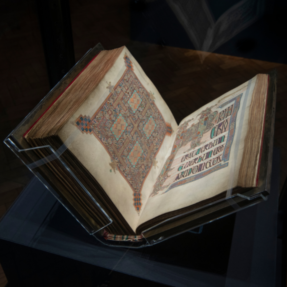 The Lindisfarne Gospels at the Laing Art Gallery, Newcastle