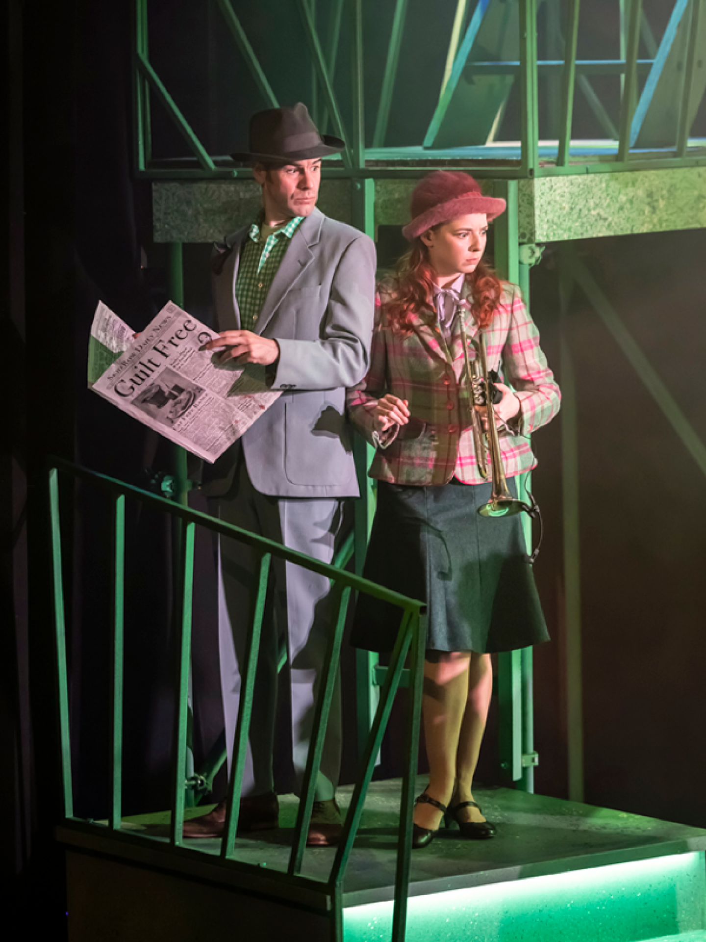 L-R David Rankine, Hannah Woodward