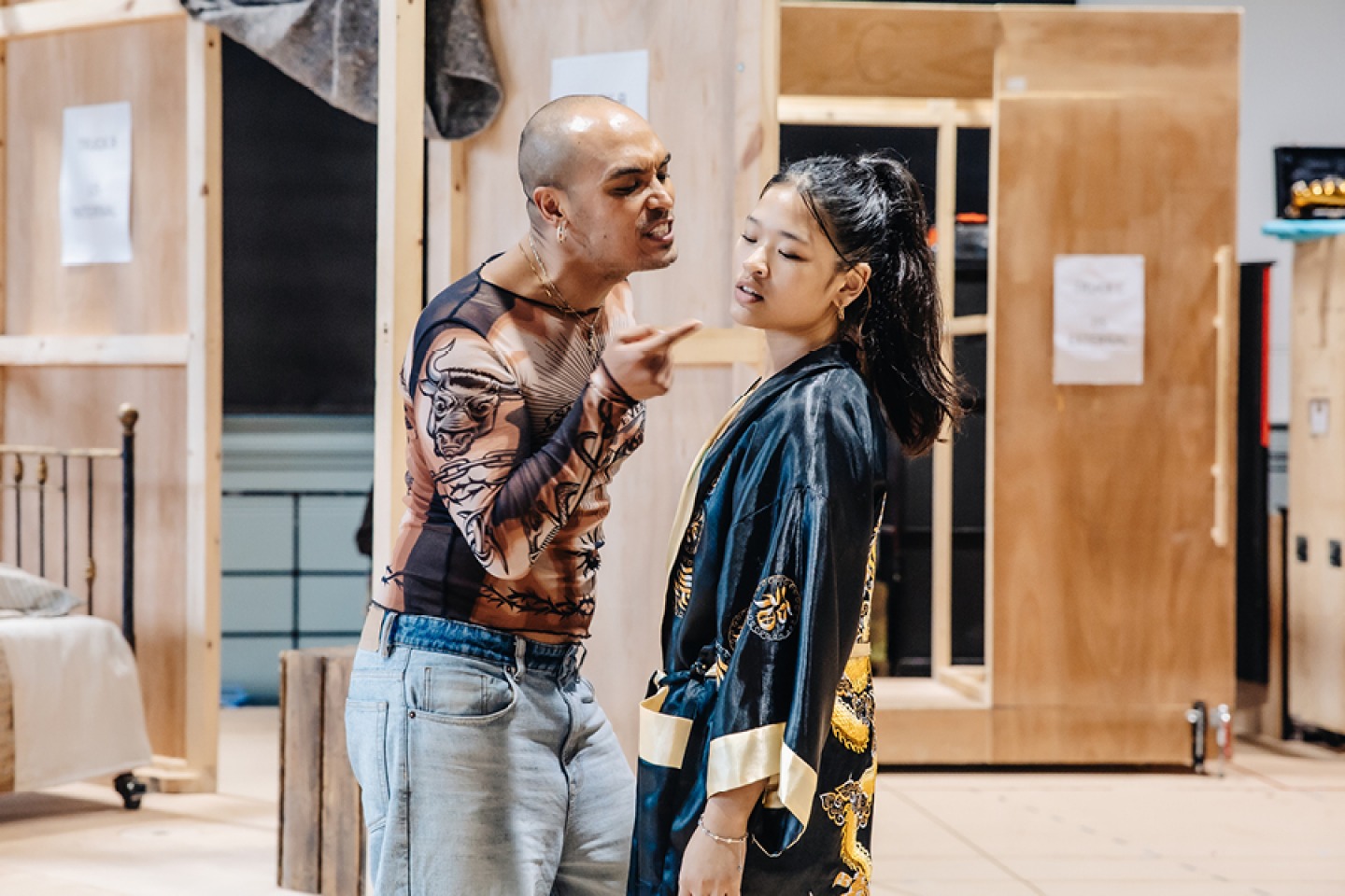 The Engineer (Seann Miley Moore) and Kim (Julianne Pundan) Danny Kaan Photography