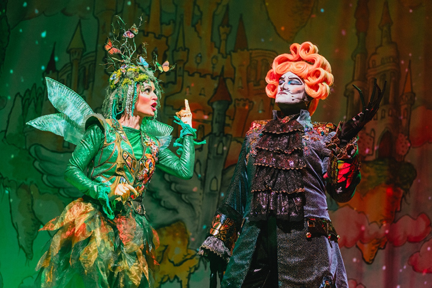 Twyleth (Emma-Katie Adcock) Lord Gander (Steven Lee Hamilton)