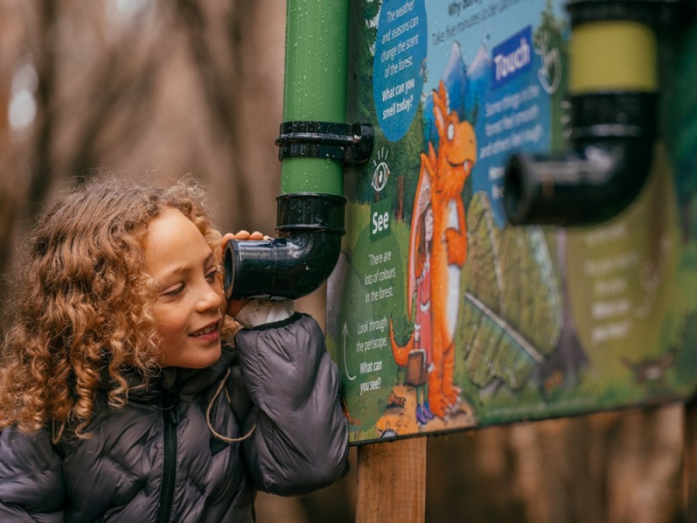 Child Enjoying Zog Trail