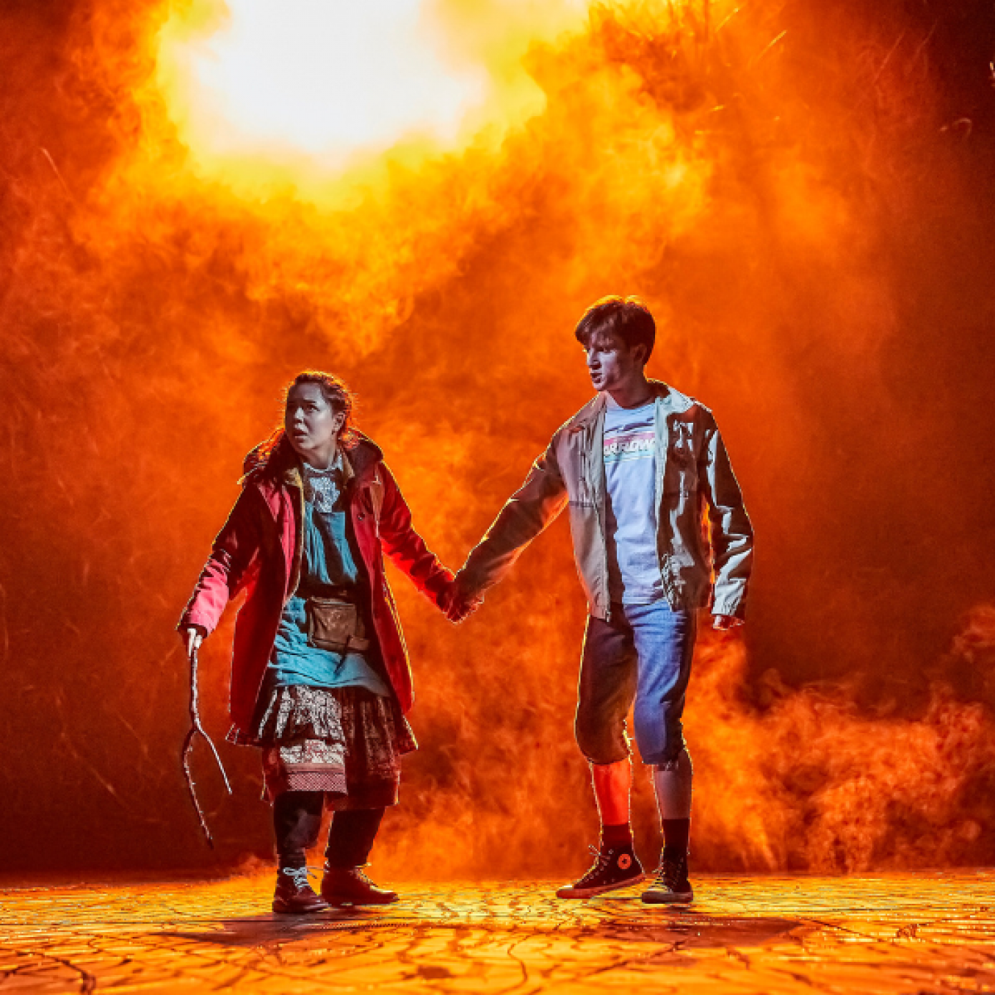 Millie Hikasa (Lettie), Keir Ogilvy (Boy) in The Ocean at the End of the Lane