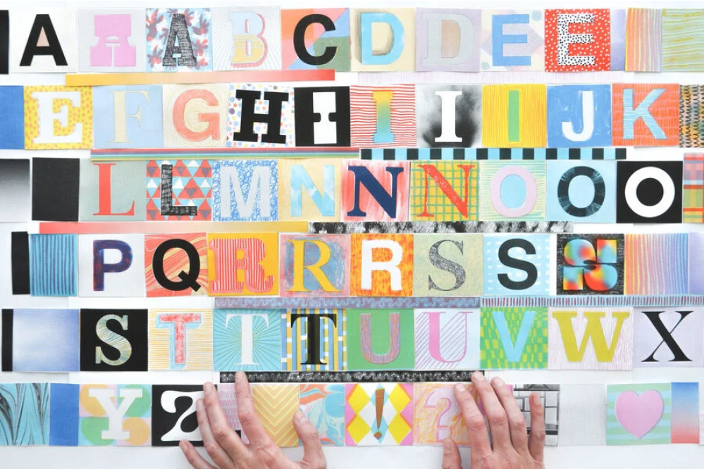 Collage Collective Alphabet by Foundation Press